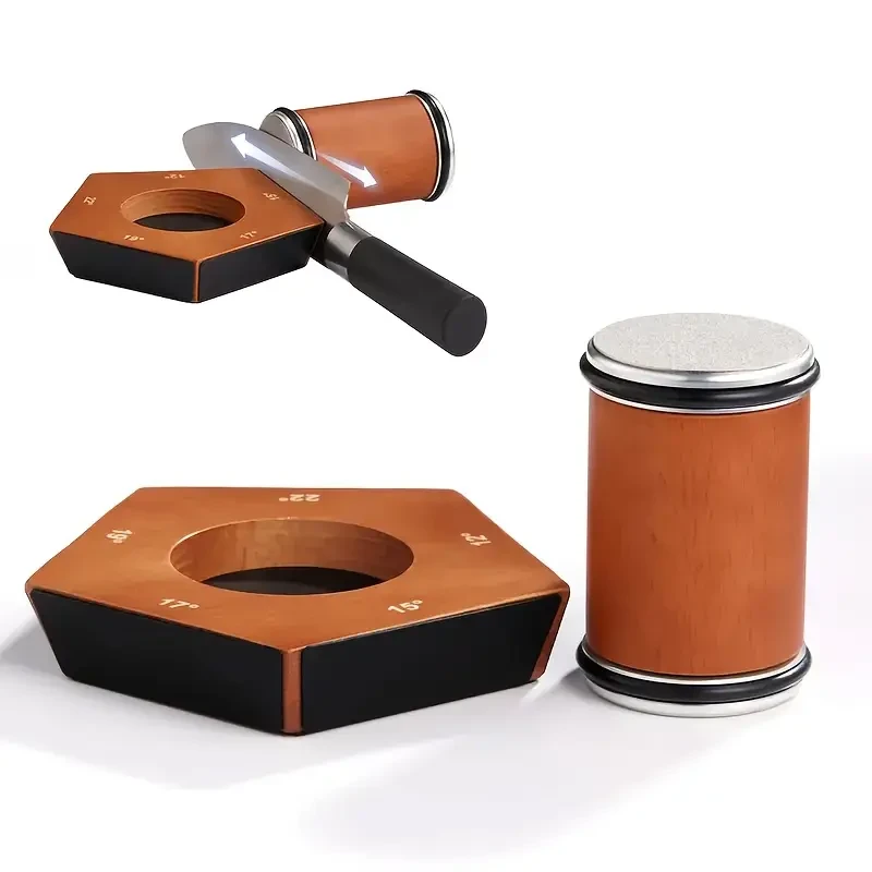 A Set of Diamond Roller Knife Sharpeners