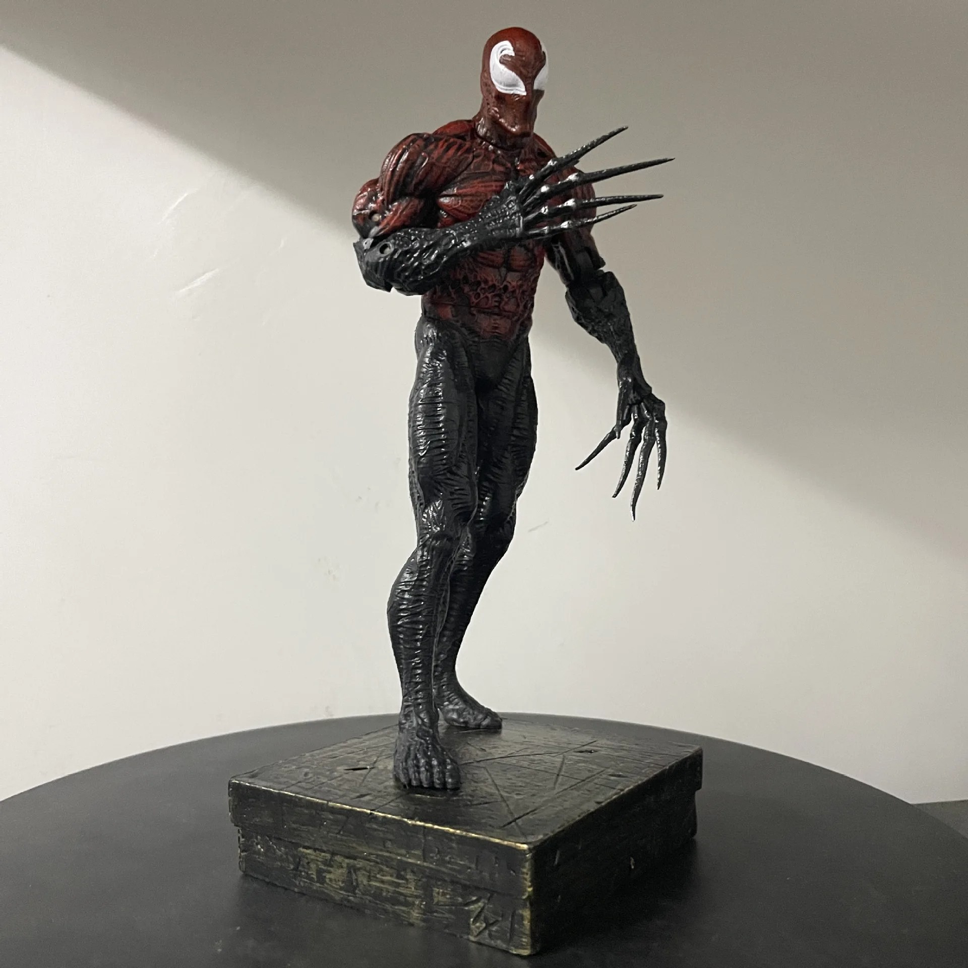 26cm Venom Symbiote Action Figure Toys | 2 Replaceable Head Carvings