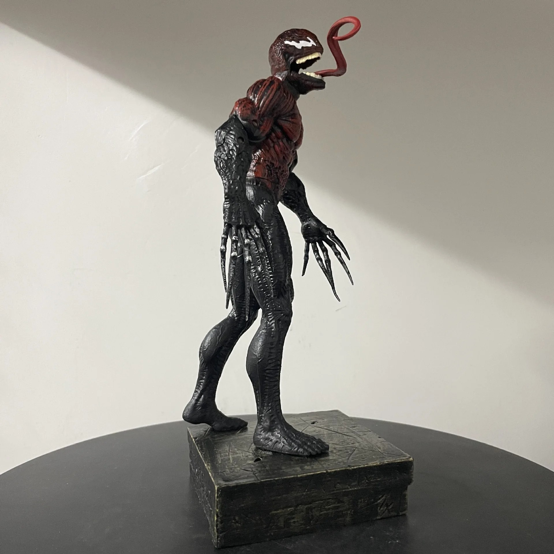 26cm Venom Symbiote Action Figure Toys | 2 Replaceable Head Carvings