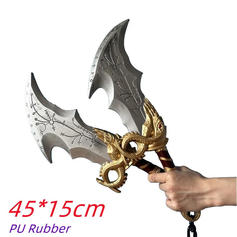 God of War 4 Athena Blade Tomahawk Chained Cosplay Axe Prop