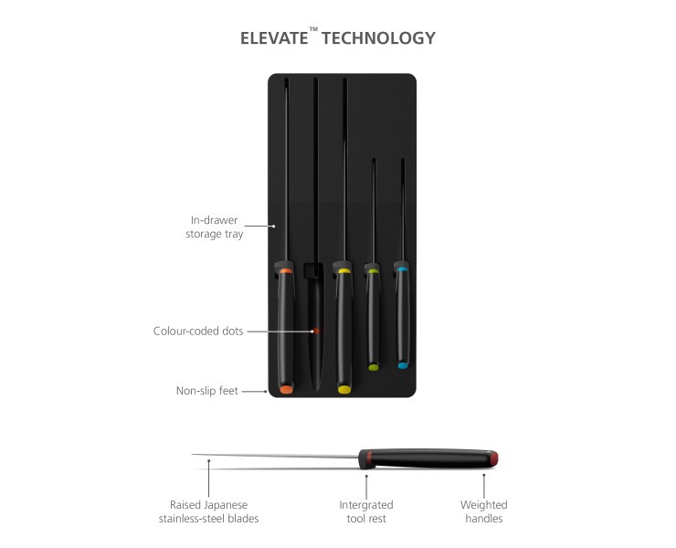Elevate Knives 5-Piece - Joseph Joseph