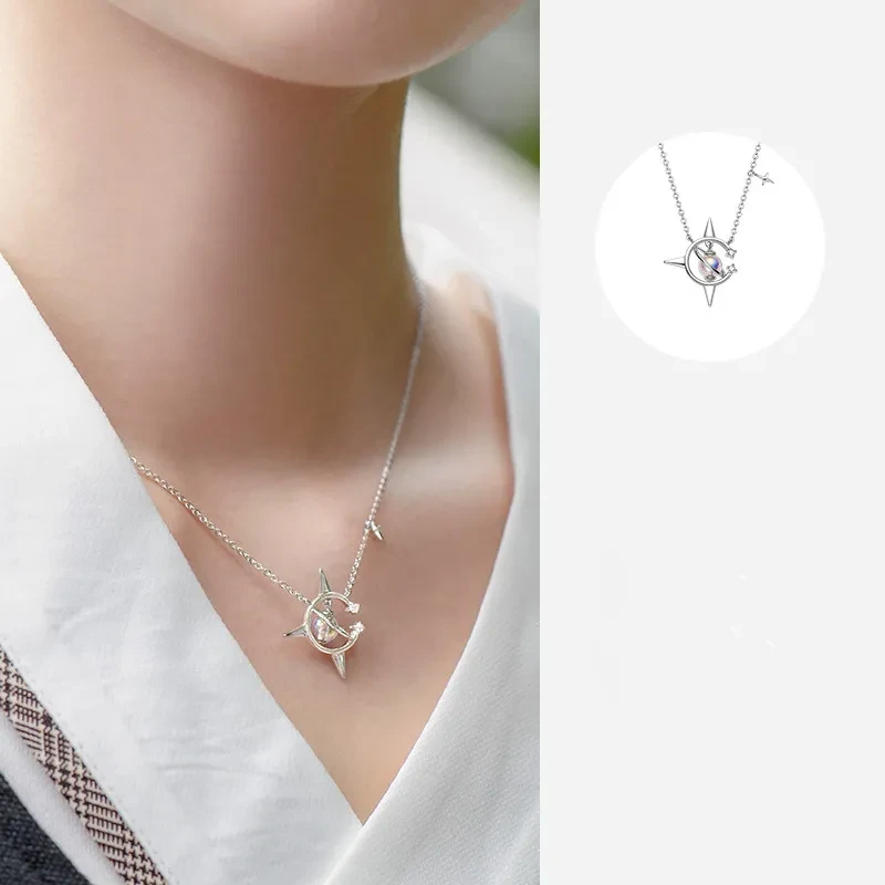 Frosty Wind Clavicle Chain Necklace Pendant