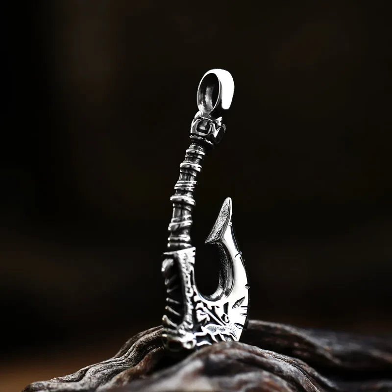 Stainless Steel Vintage Personality Axe Pendant