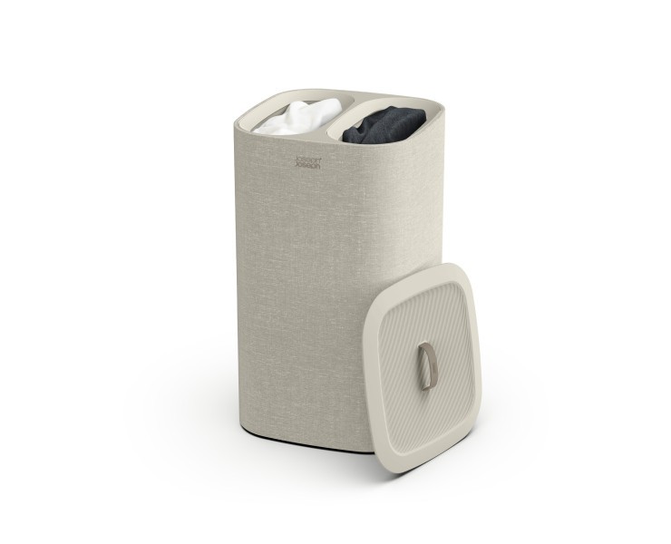 Tota 60L Laundry Separation Basket - Ecru - Joseph Joseph
