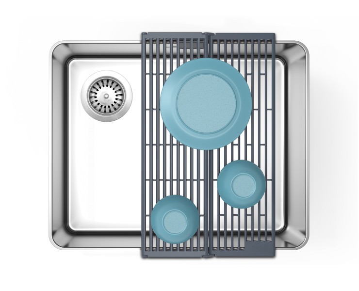 Platform Folding Over-sink Drainer - Joseph Joseph