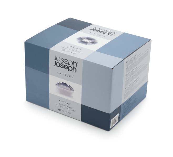 Nest Lock 5-piece container set - Sky - Joseph Joseph