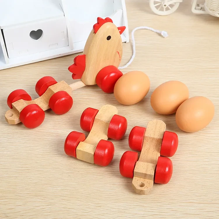 Baby Educational Wooden Drag Toy