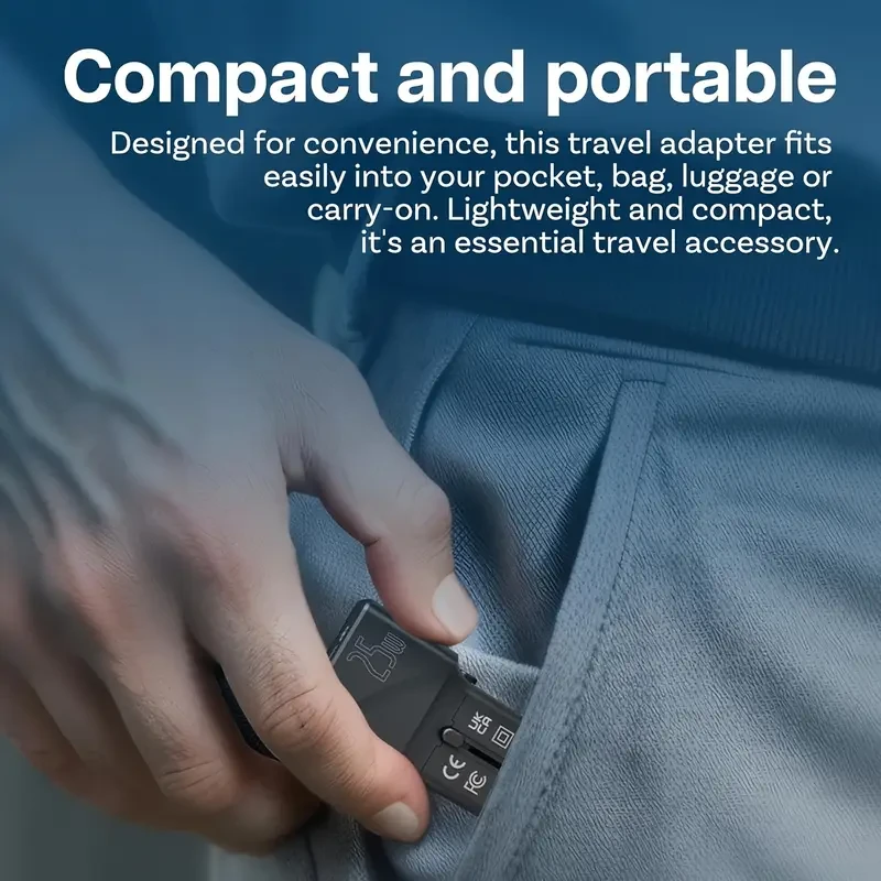 SOOPII 25W International Travel Power Adapter