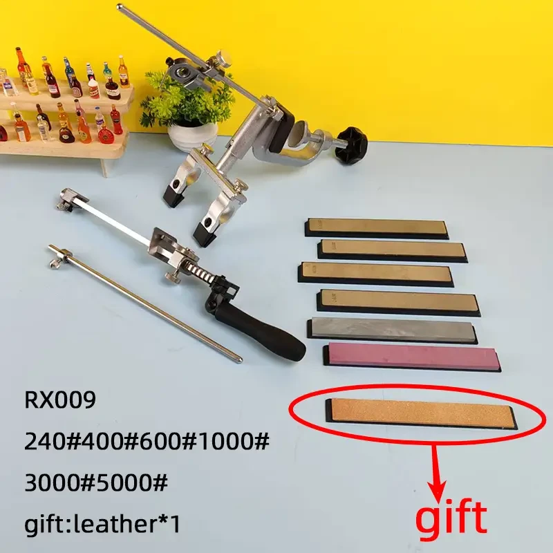 Upgraded Fixed Angle Sharpening Machine for Kitchen Tools with 360-Degree Flip And Constant Angle Grinding System