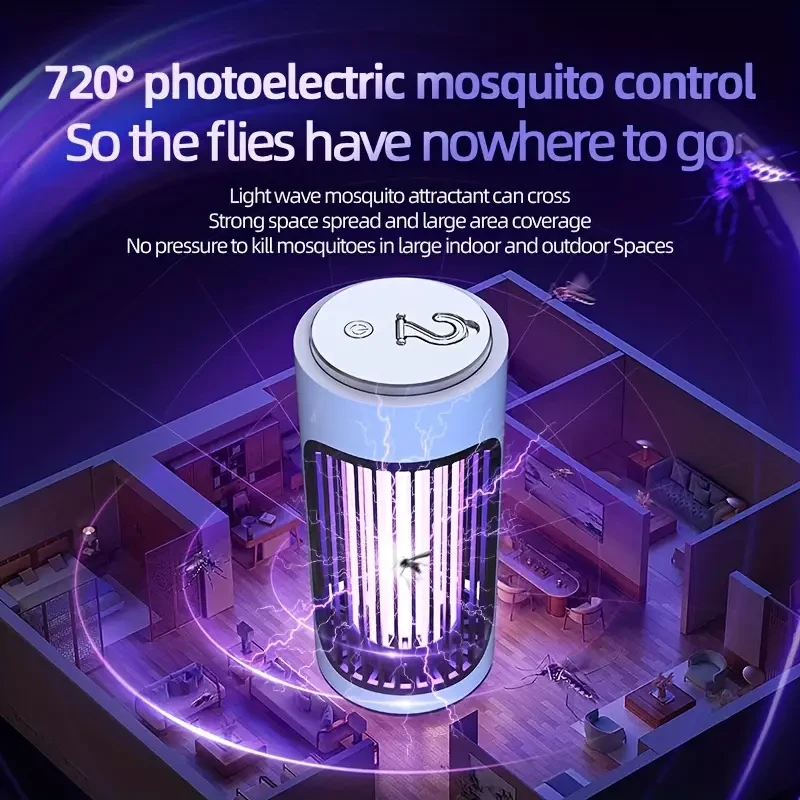 2-in-1 USB Rechargeable LED Mosquito Killer Lamp