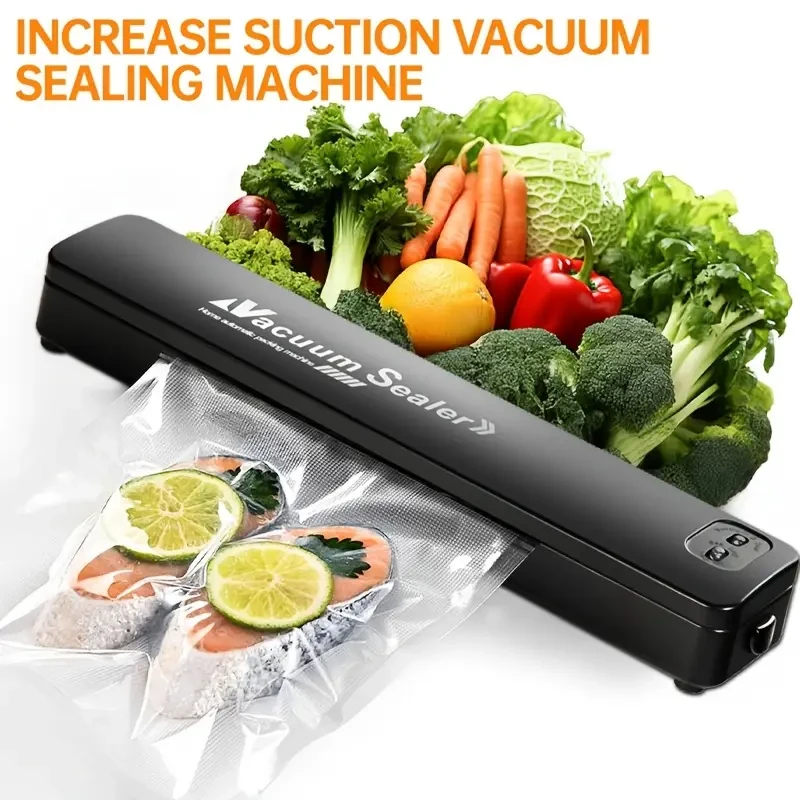 Vacuum sealer, kitchen packaging semi-automatic food bag sealer