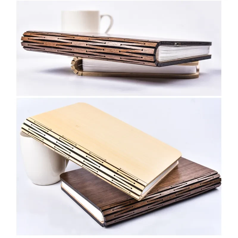 LED Night Light Folding Book Light USB Port Rechargeable Wooden Magnet Lamp