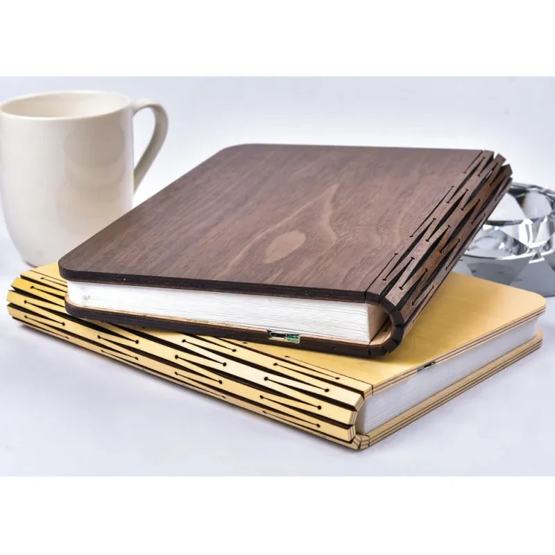 LED Night Light Folding Book Light USB Port Rechargeable Wooden Magnet Lamp