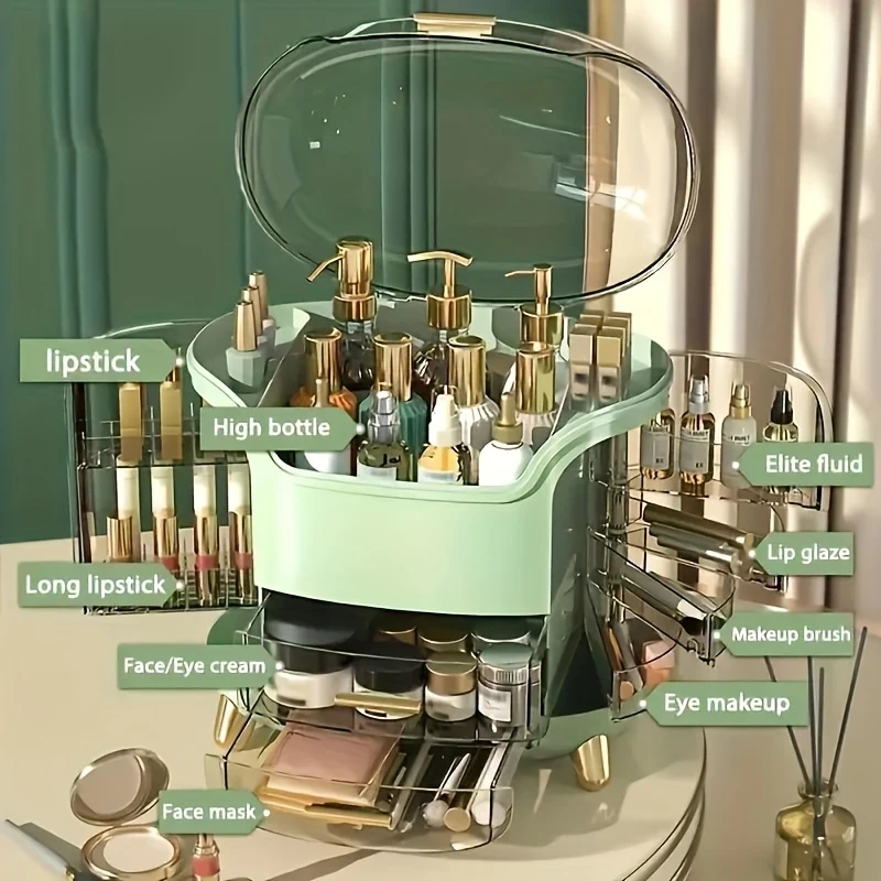 Luxurious Acrylic Cosmetic Organizer - Drawers