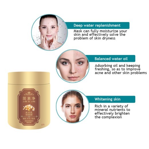 Jane Su Clean Water Bright Milk Seaweed Mask