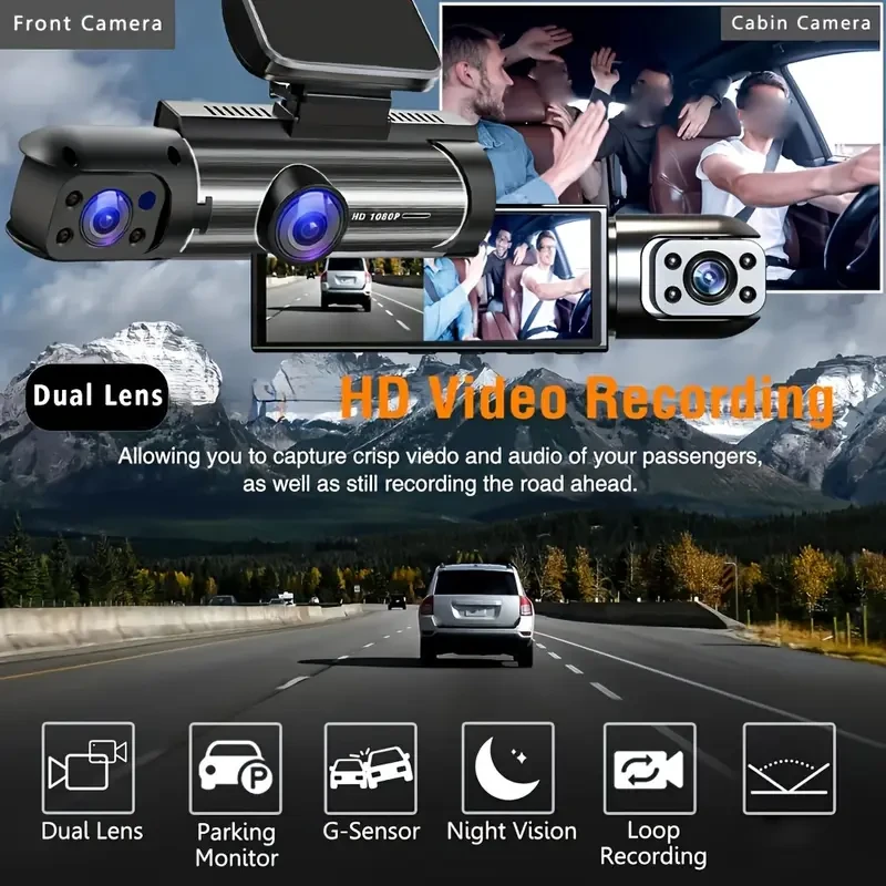 YiXingjia HD Dual-Camera Car DVR