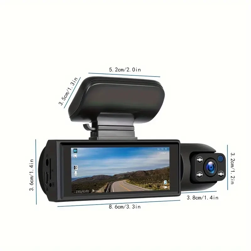 YiXingjia HD Dual-Camera Car DVR