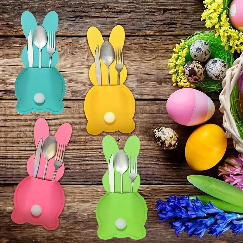 8 Easter Bunny Felt Table Mats