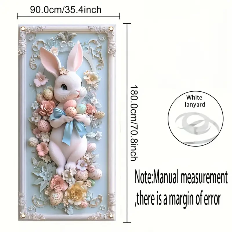 Easter Bunny Door Cover Decoration