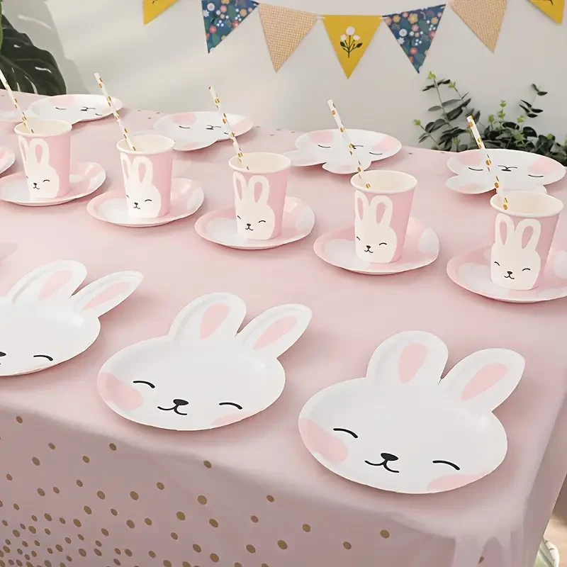 Rabbit Themed Party Supplies Set