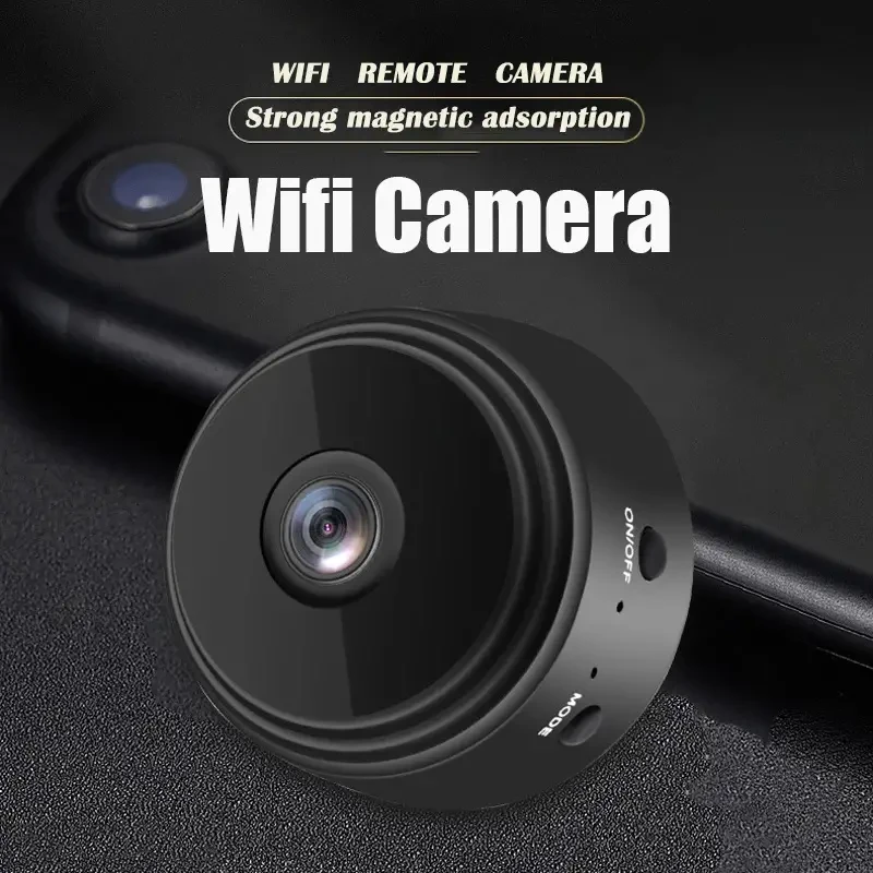 Wireless Smart Security Camera - 2.4GHz WiFi, Indoor/Outdoor, Remote App Access