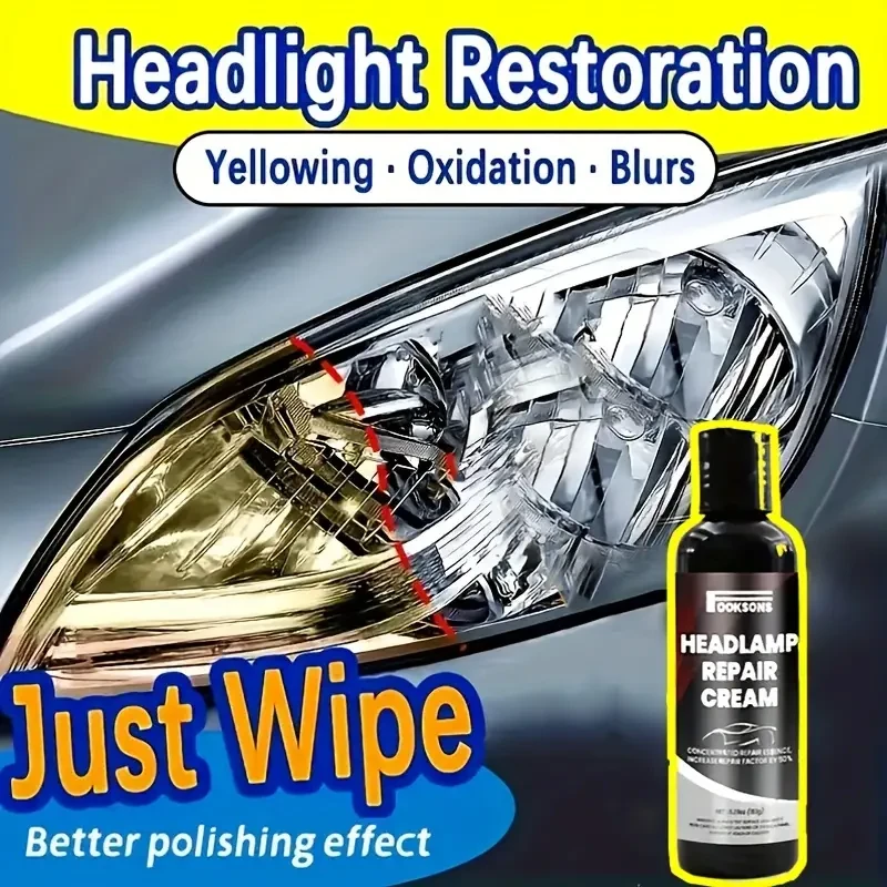 Ultimate Car Headlight Restoration Kit - Crystal Clear Coating & Polishing Solution