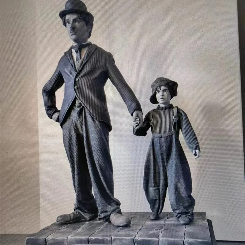 1/24 Scale Charlie Chaplin Movie Artist Resin Figure  Assembled Model Kit