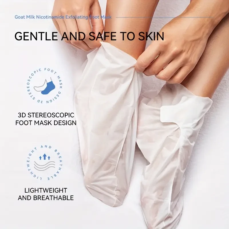 QUIYUM 20pcs Goat Milk Foot Masks