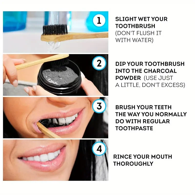 iBeaLee Bamboo Charcoal Teeth Whitening Powder