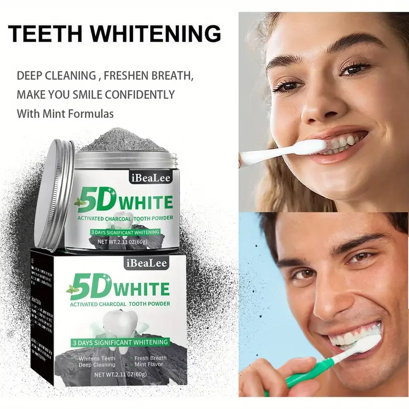 iBeaLee Bamboo Charcoal Teeth Whitening Powder