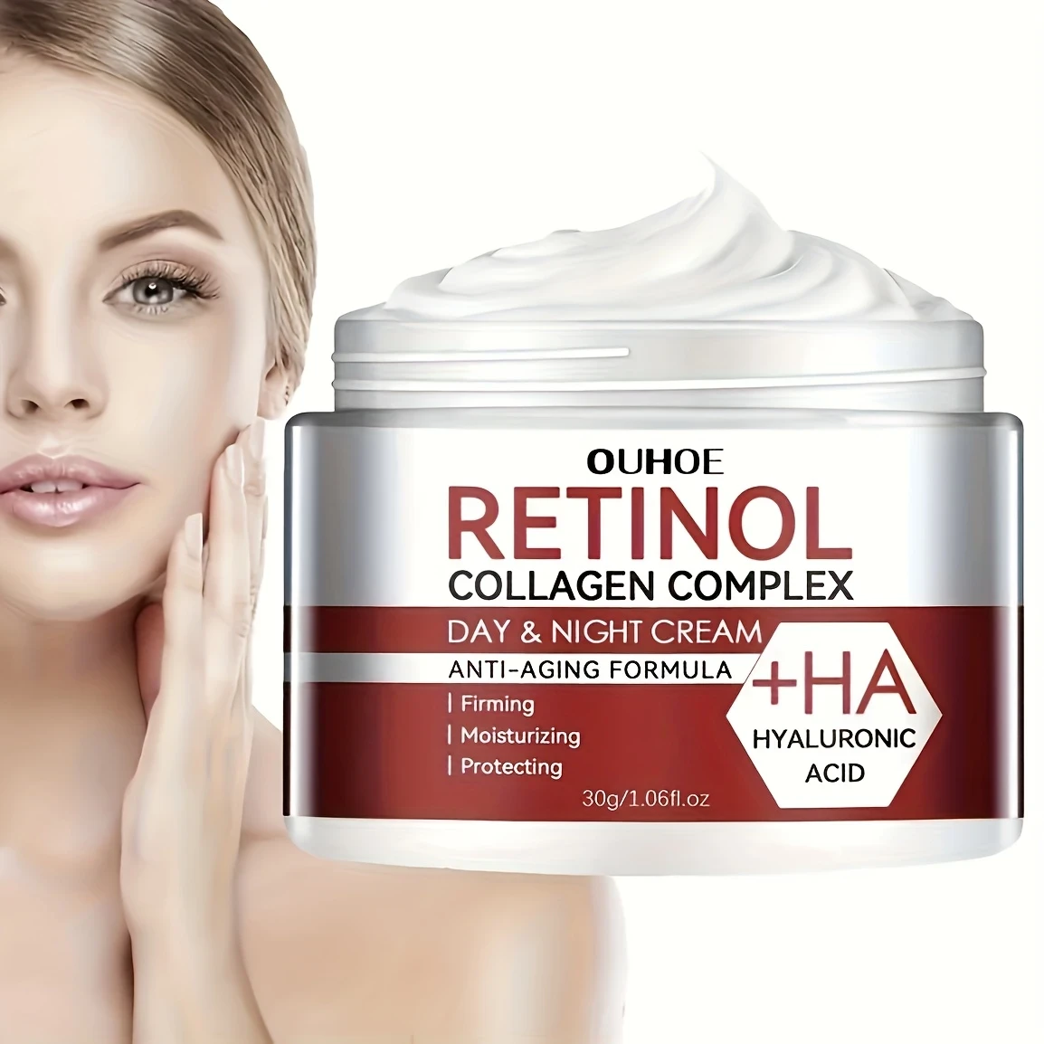 4pcs OUHOE Retinol Collagen Complex Day & Night Cream
