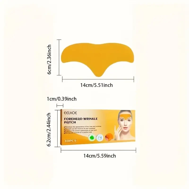 10pcs EELHOE Forehead Wrinkle Patches