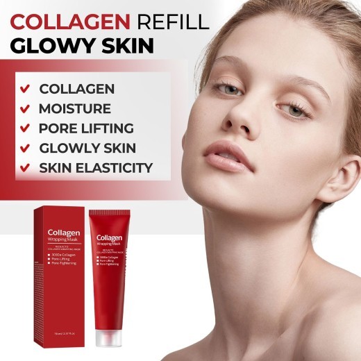Red Lactic Acid Collagen Mask Brightening And Moisturizing