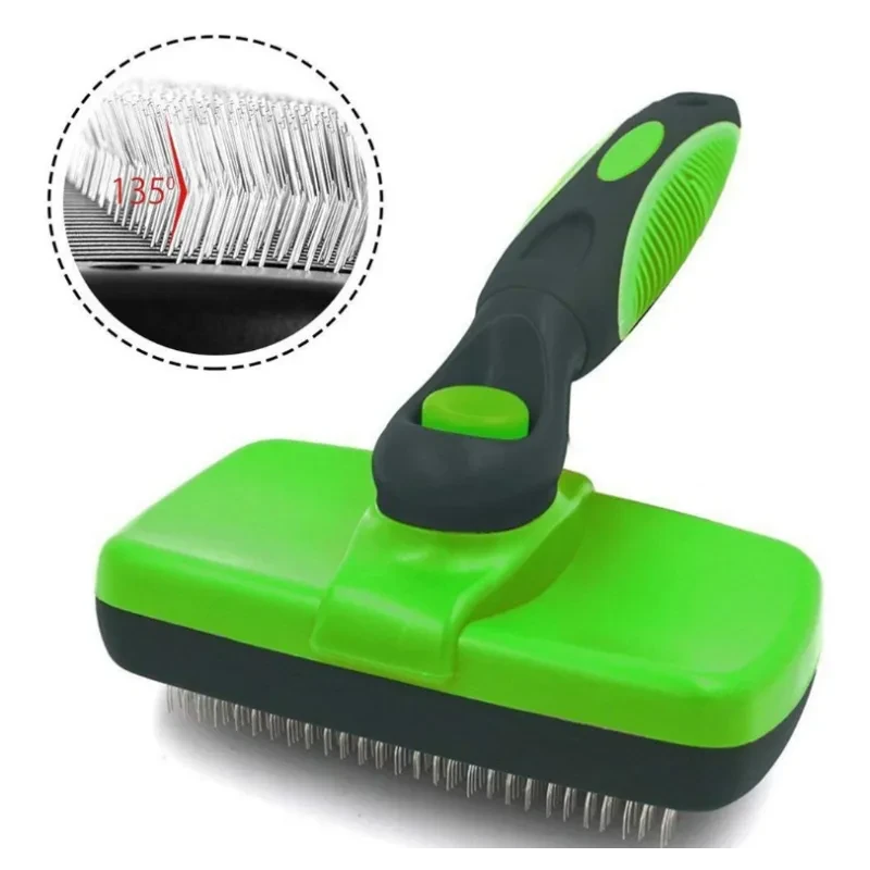 SELF CLEANING SLICKER BRUSH FOR PET