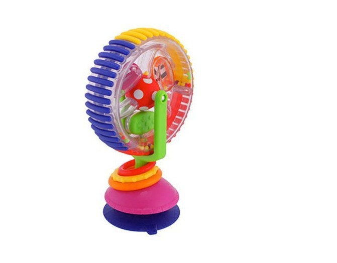 Stroller sucker toy Turning ferris wheel toy