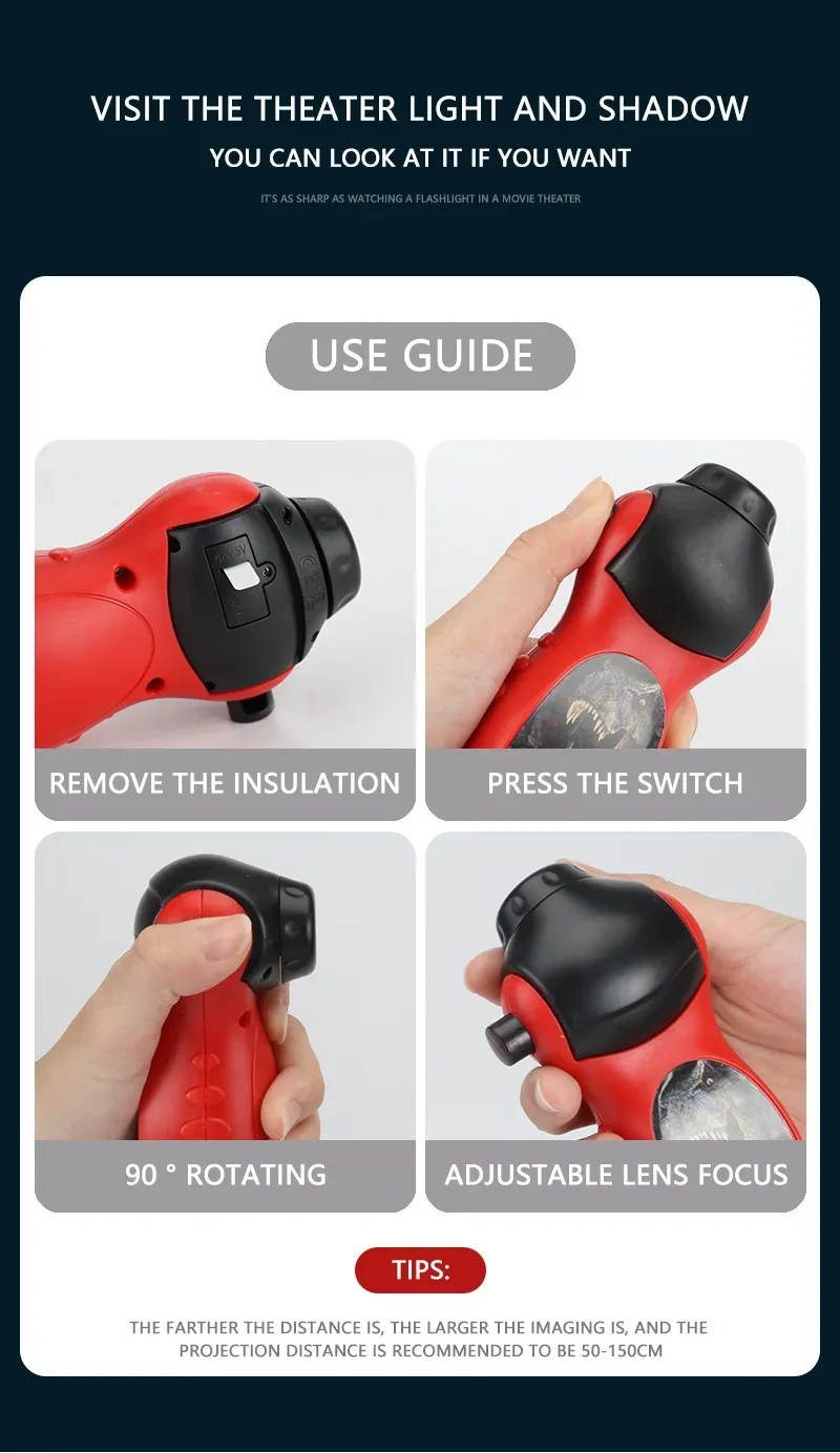 Projection flashlight toy