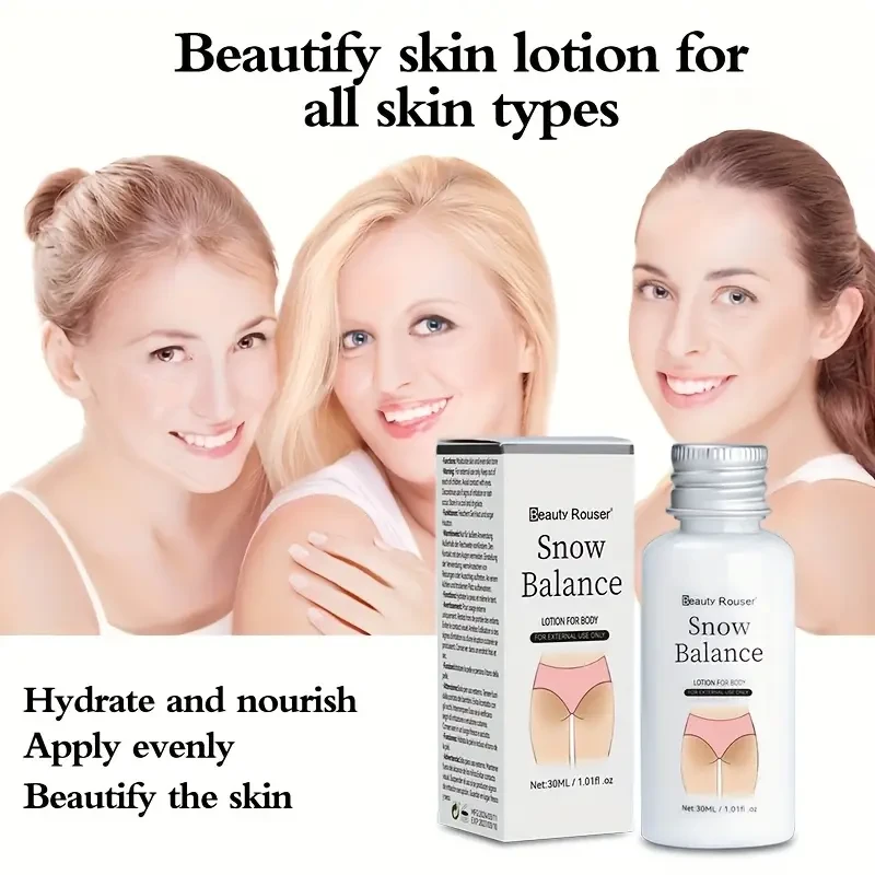 Body lotion for underarms, elbows, buttocks and inner thighs