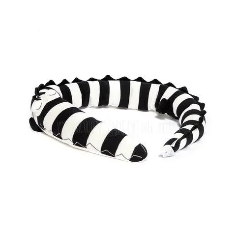 Children's Striped Crocodile Pillow Soothing Decorative Toys