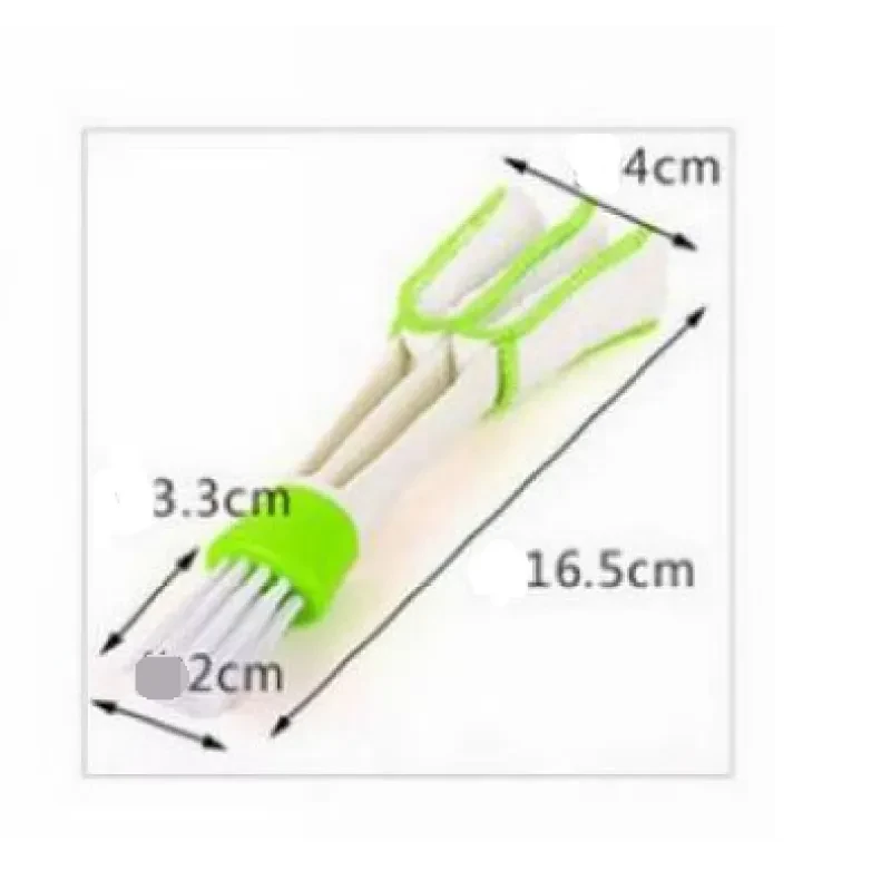 Double head with rag blinds cleaning brush household dusting brush dashboard keyboard brush