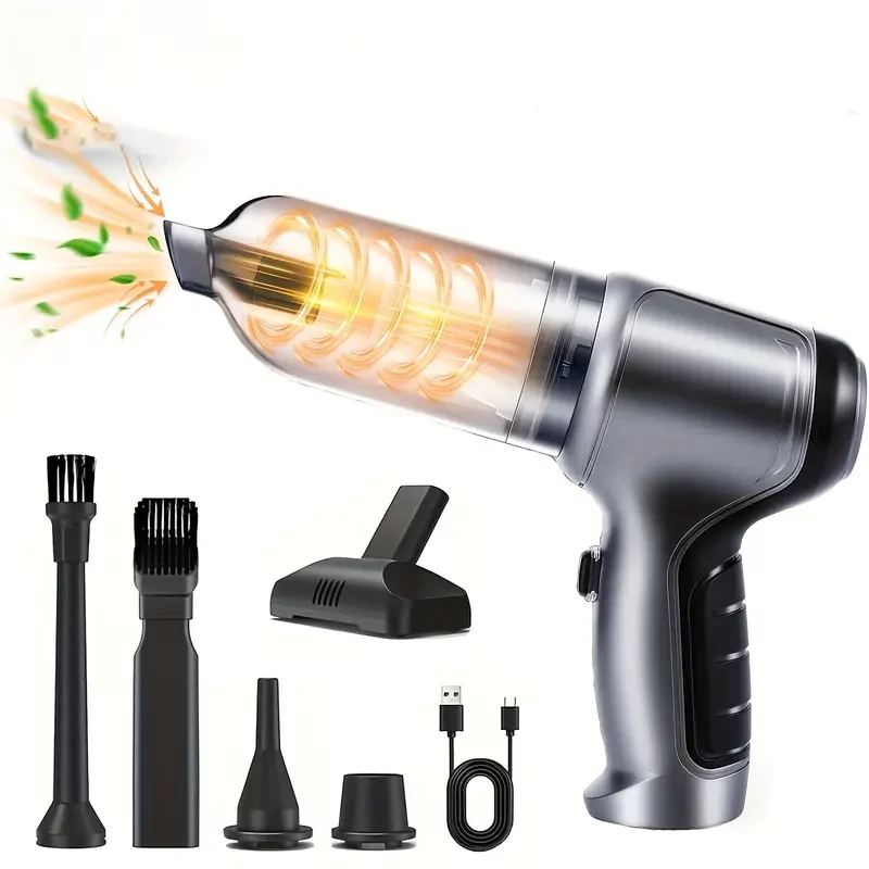 QILIEASY Cordless Handheld Vacuum Cleaner 80W High-Power 2-in-1 Blower & Sweeper