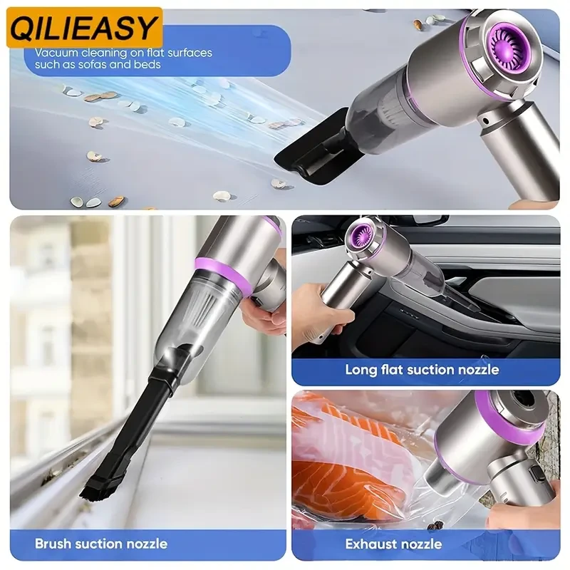 QILIEASY 4-in-1 Cordless Handheld Vacuum Cleaner