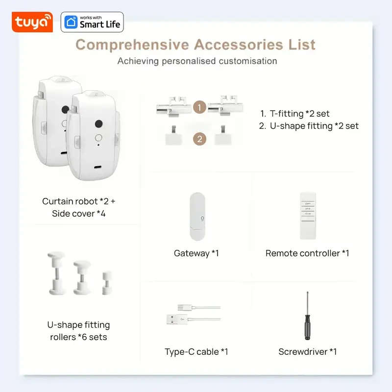 Tuya Smart Wi-Fi Curtain Controller