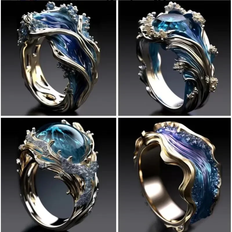 HAILANG Resin Fashion Diamond Women's Ring