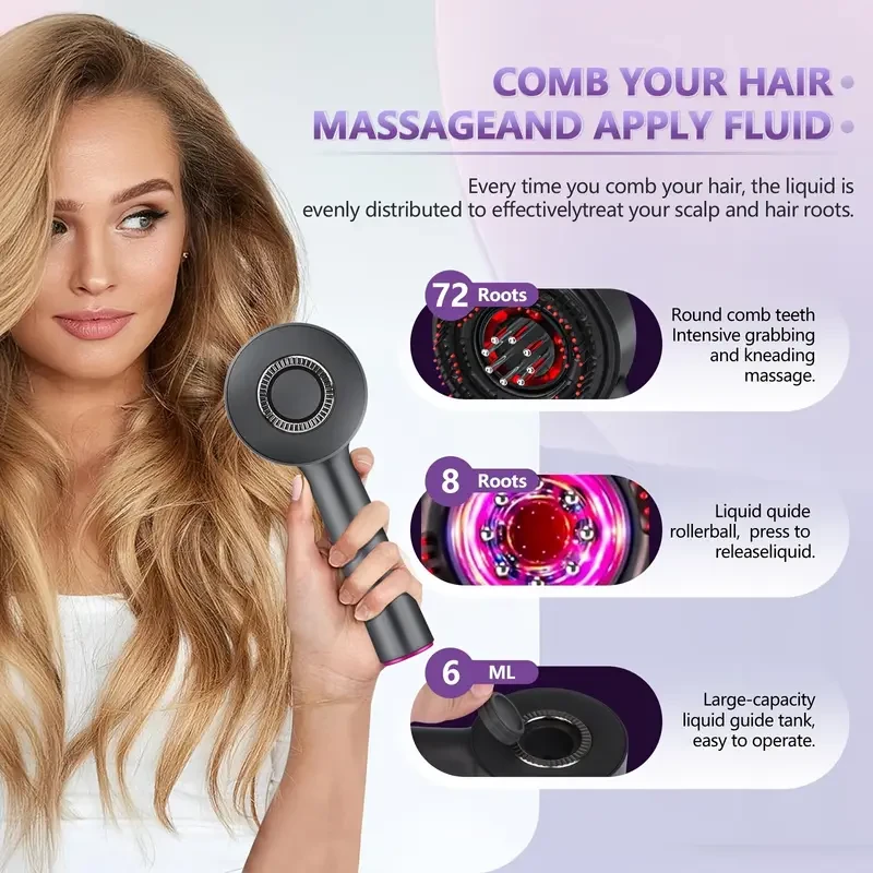 Electric Hair and Scalp Massager Brush