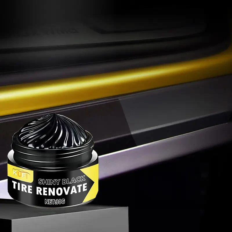 K1F1 Shiny Black Tire Renovate Interior Wax
