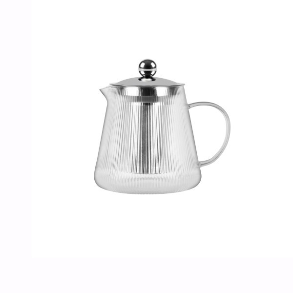 Infusion Teapot With Vertical Stripes 600ml - Brew