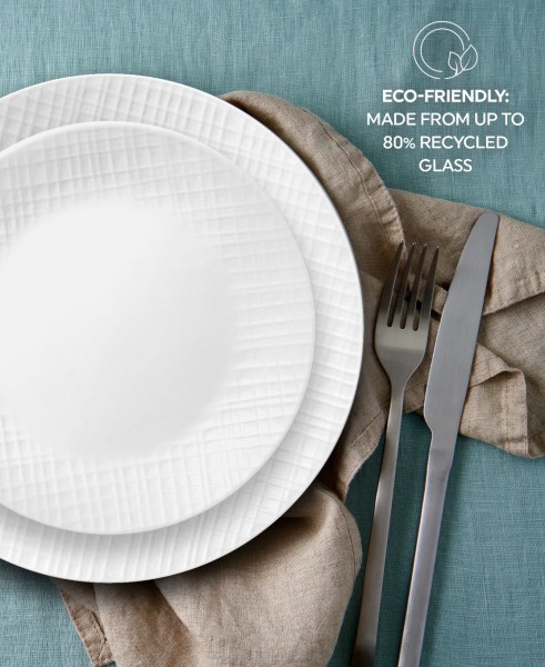 Linen Weave 12pc Dinnerware Set  - Corelle