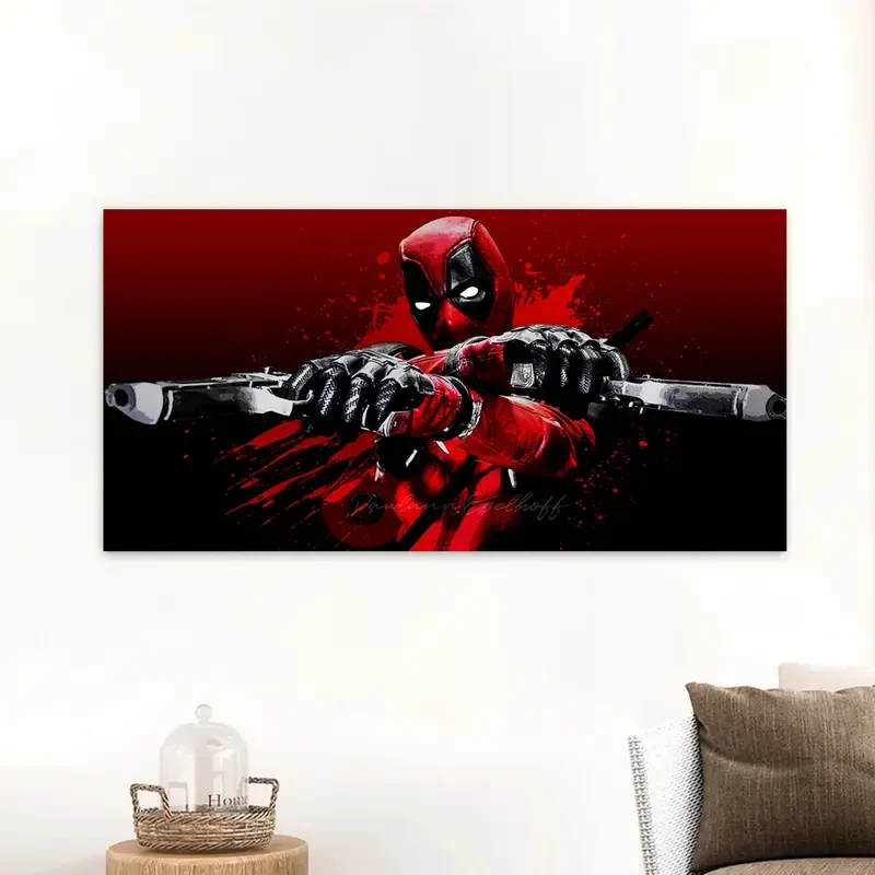 Licensed Deadpool Unframed Canvas Poster - Aesthetic Wall Art for Home & Office