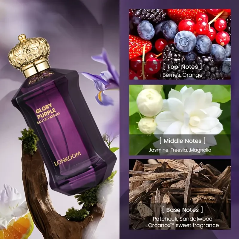 LONKOOM Glory Purple Eau De Parfum for Men