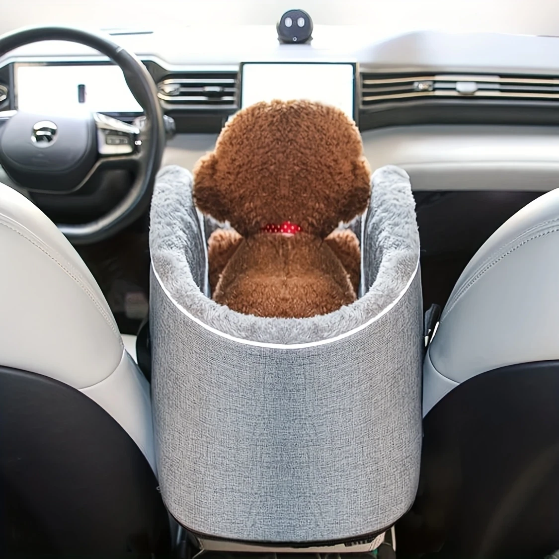 PETFANGFANG Portable Dog Car Seat for Small Dogs